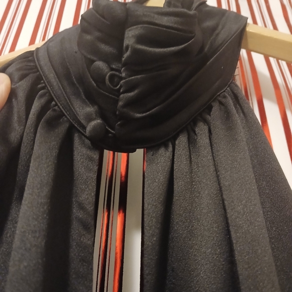 Woman's guess Los Angeles  satin black jumpsuit size 10 - Picture 5 of 16